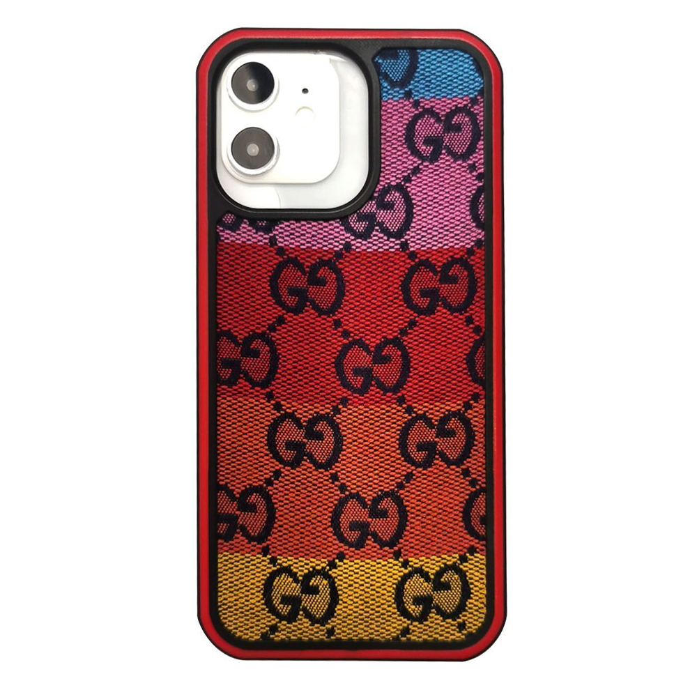Gucci Luxury Leather iPhone Case