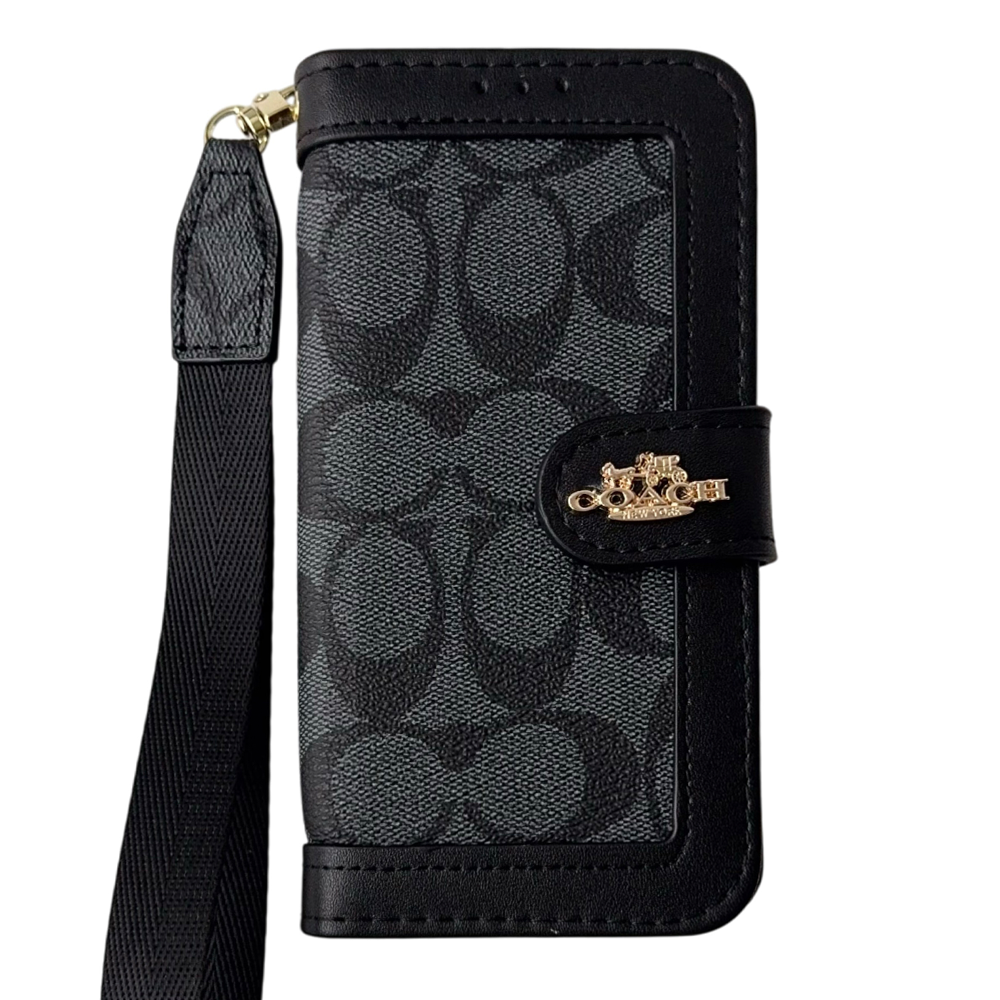 Coach Leather iPhone Wallet Case