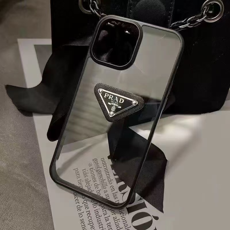 Simple Metal Triangle Label PR iPhone Case