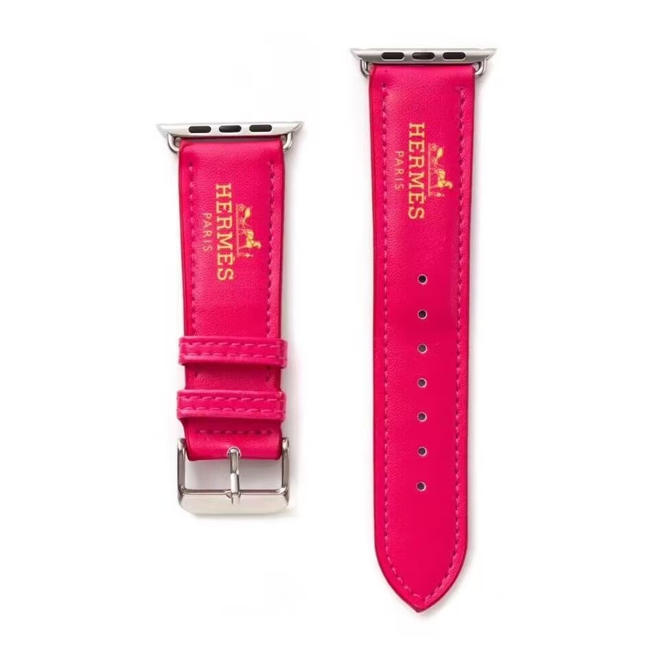 Leather luxury H Apple Watch Bands