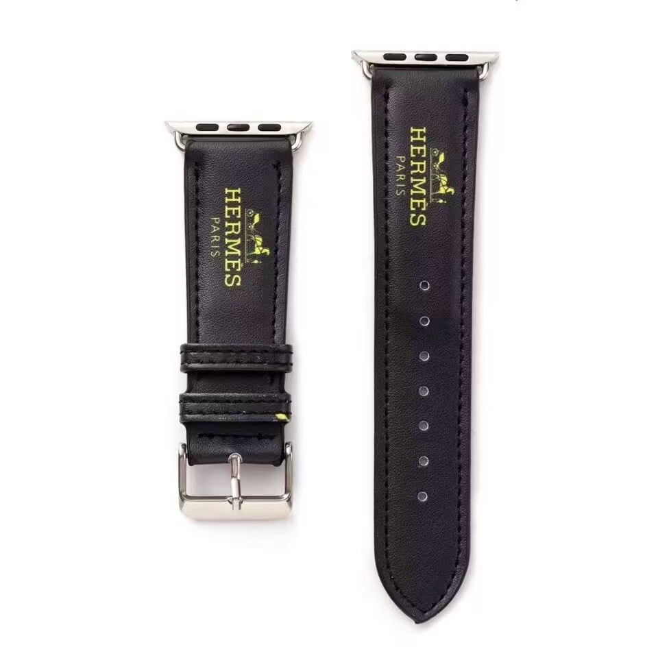 Leather luxury H Apple Watch Bands