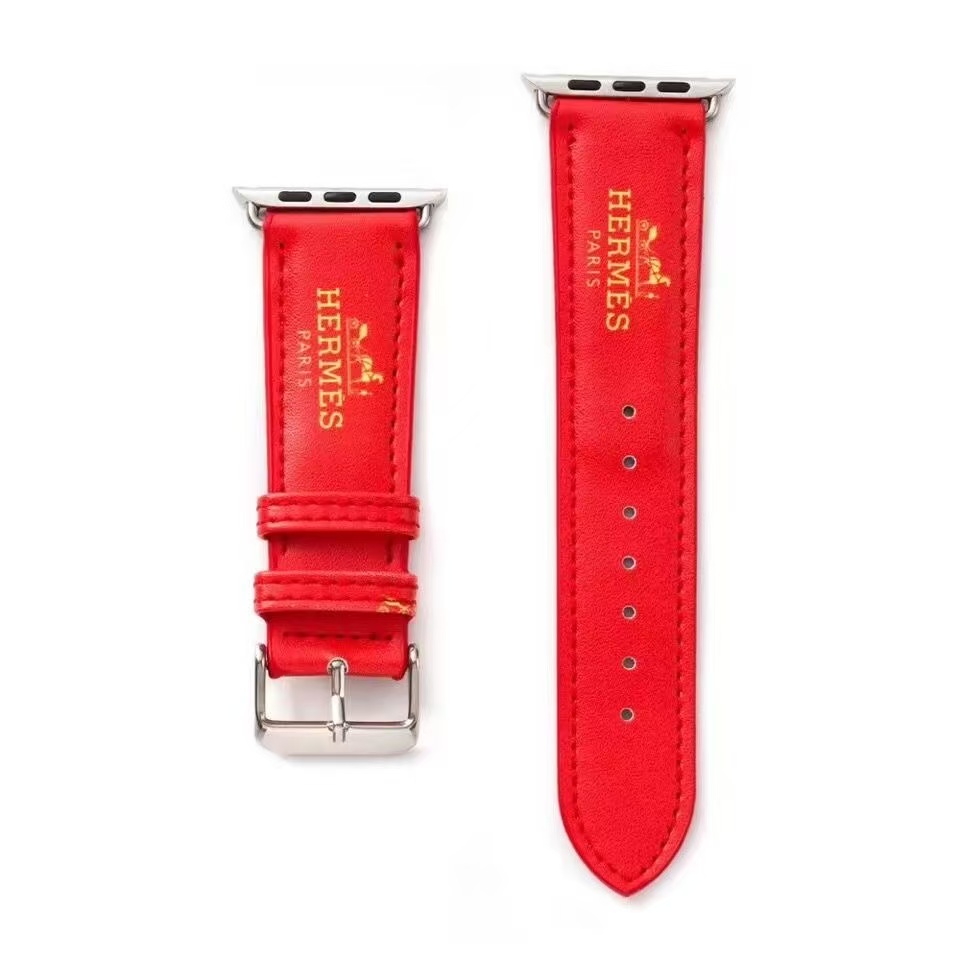 Leather luxury H Apple Watch Bands
