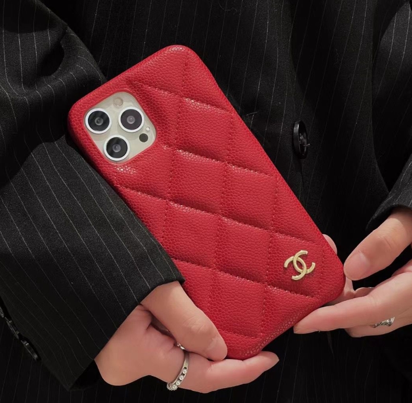 Luxury Leather Small fragrance iPhone Case