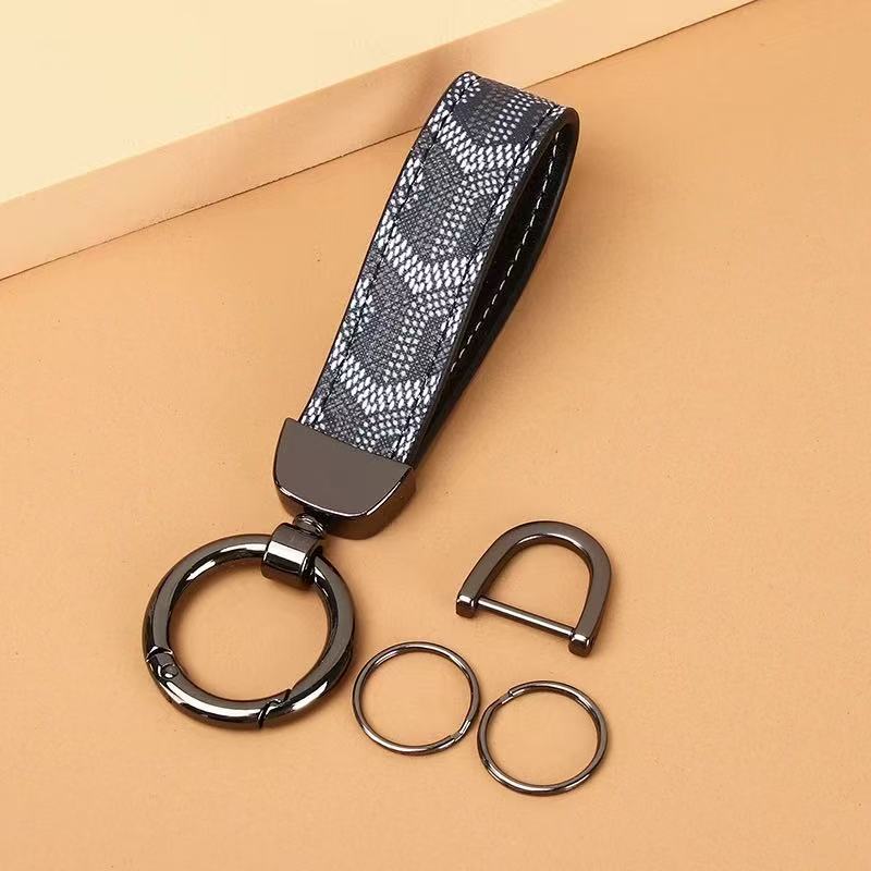 Goyard Luxury Leather Convenient Keychain-BELKCASE