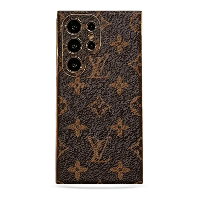 Louis Vuitton, Gucci Leather Samsung Wallet Case-Litchi Pattern