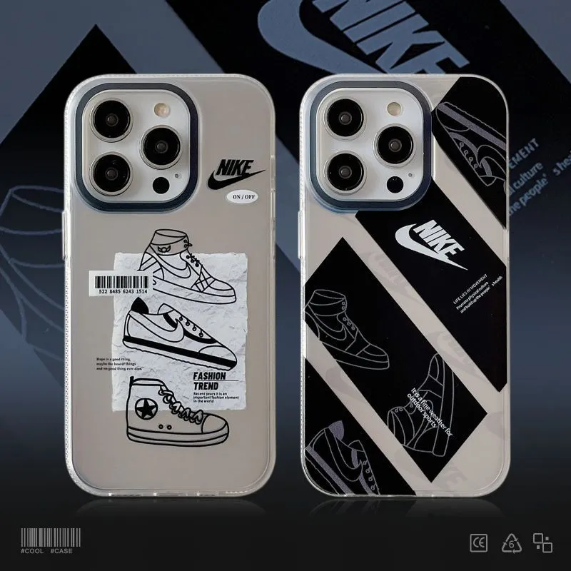 Electroplated Silver Black Stripe iPhone Cases-BELKCASE