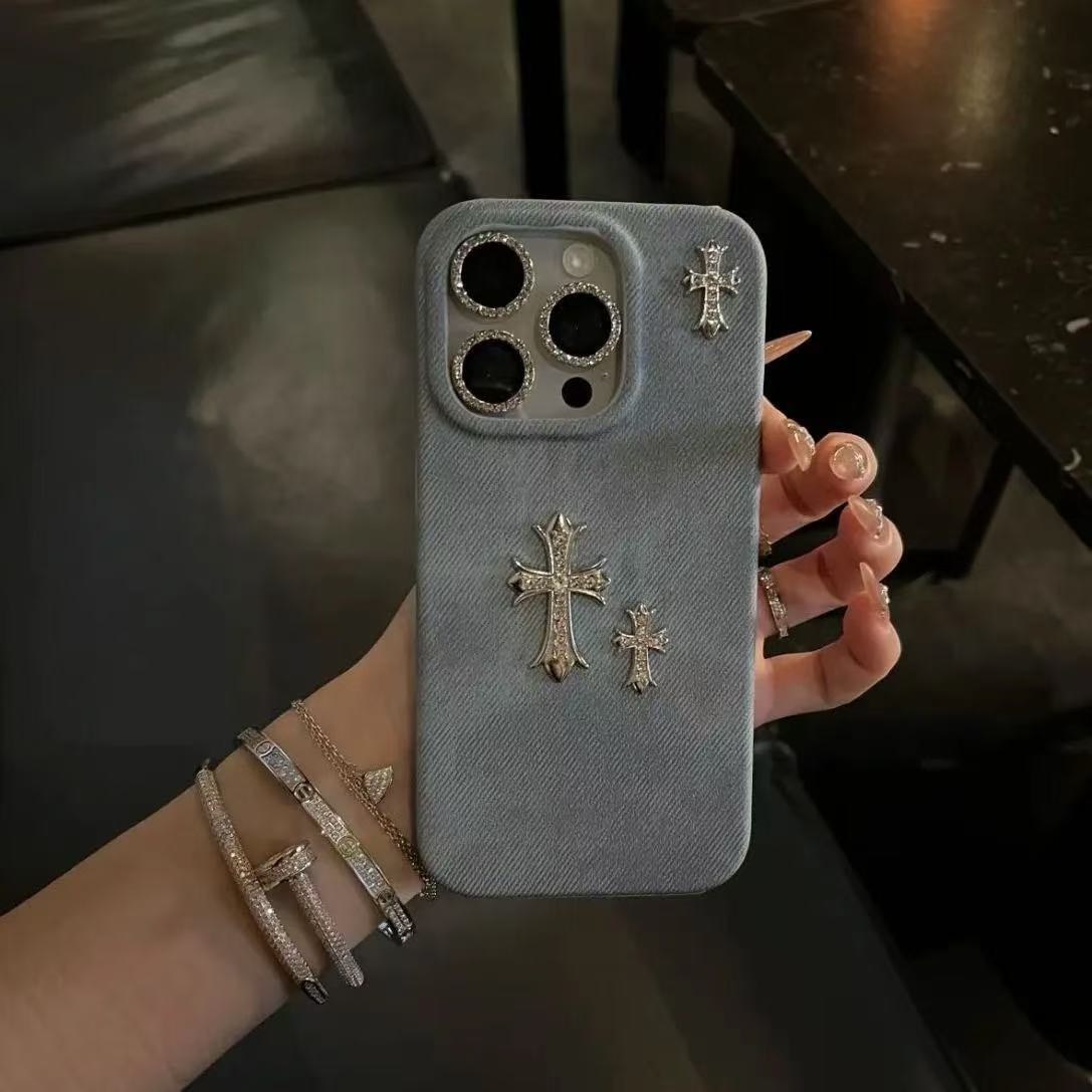 enim Canvas Blue iPhone Case