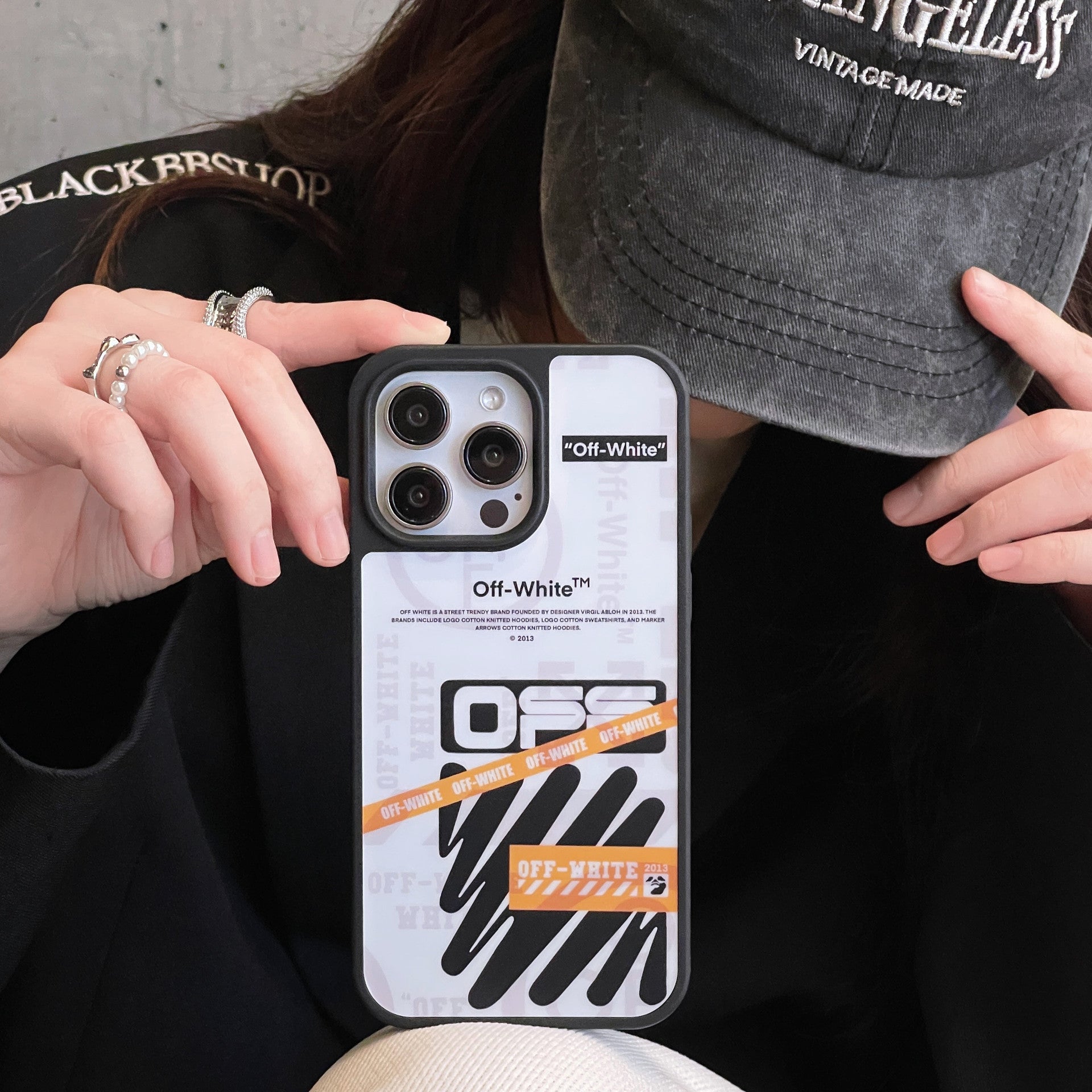 Street Stripe OW iPhone Case -BELKCASE
