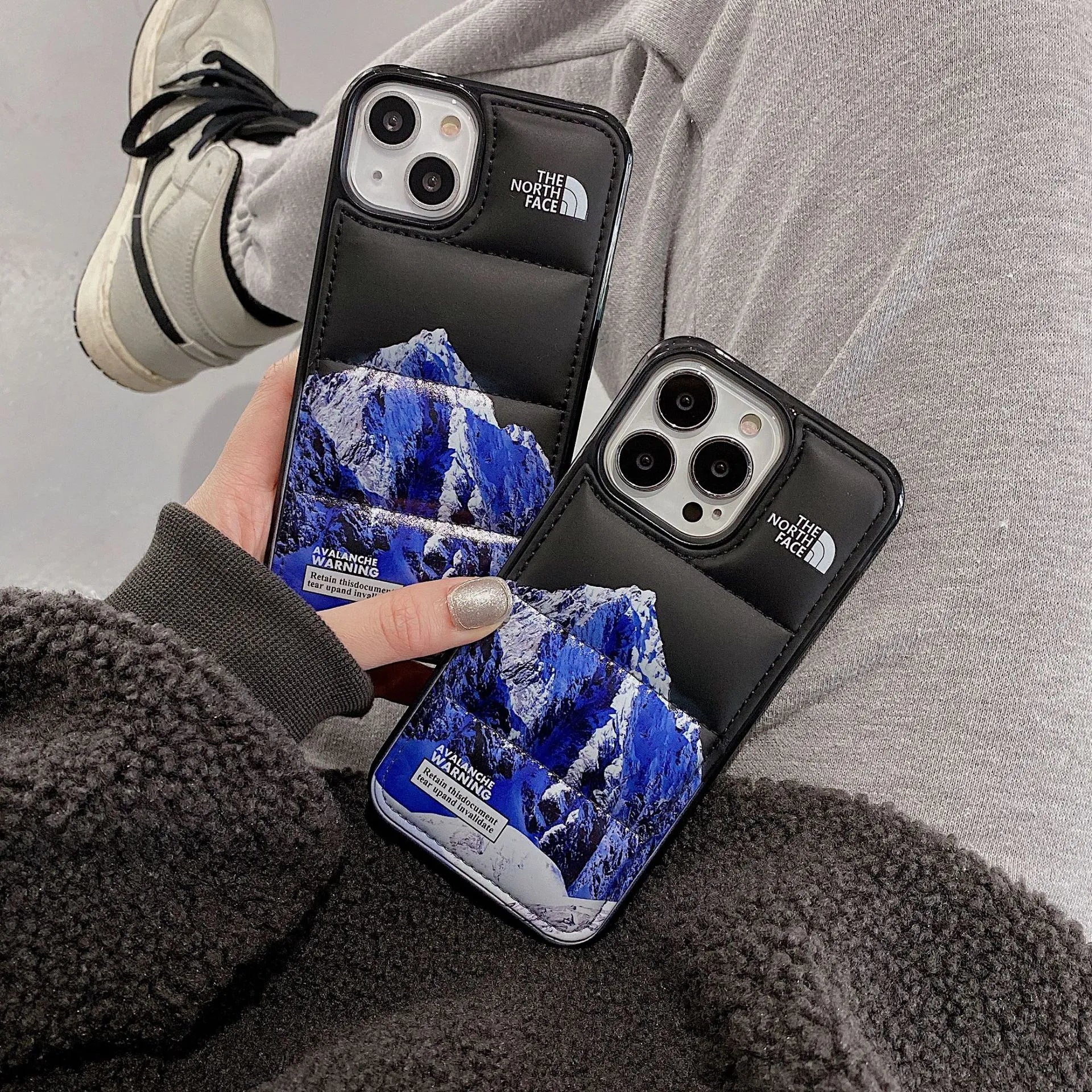 3D Goose Down NF Jacket iphone Case