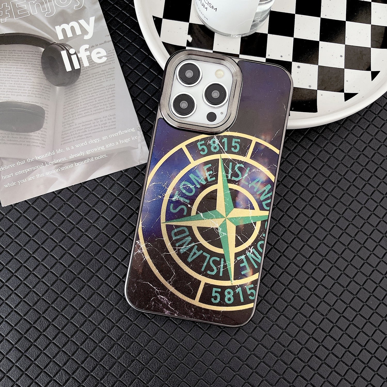 Retro SI iPhone Case Carbon Fiber Frame-BELKCASE