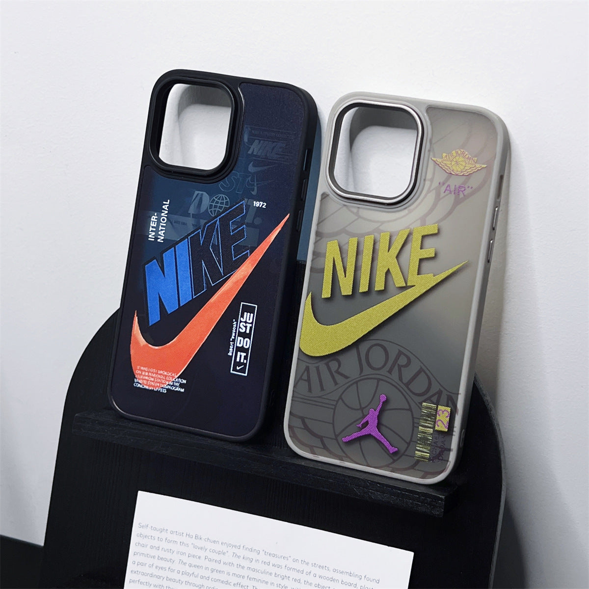 Frosted Fashion labels iPhone Case -BELKCASE