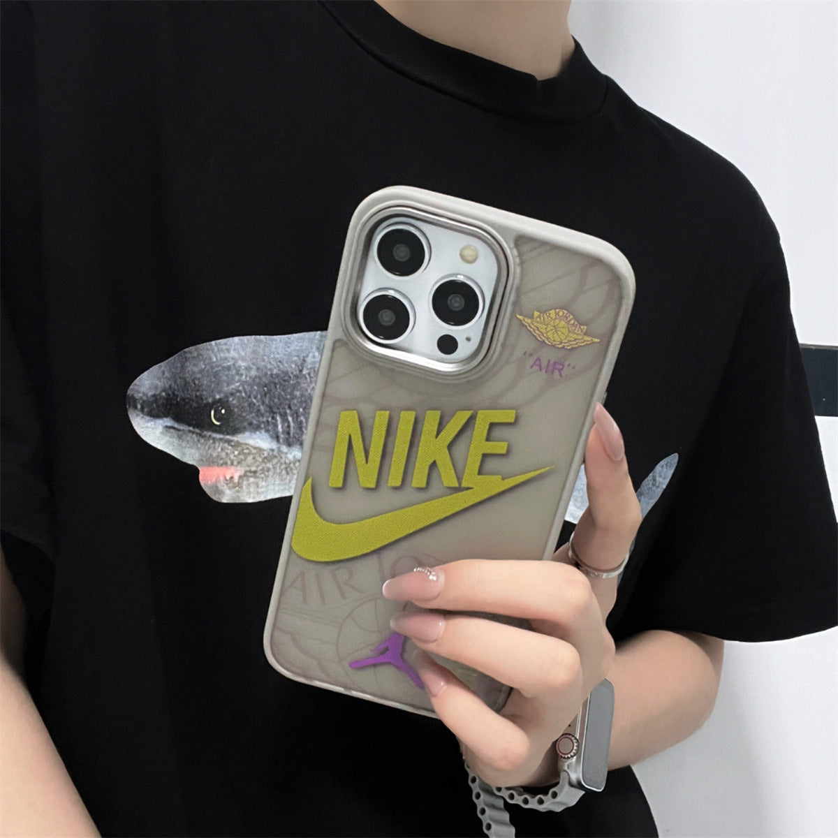 Frosted Fashion labels iPhone Case -BELKCASE