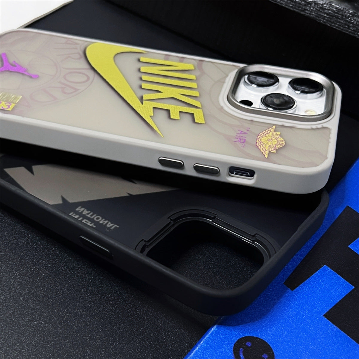 Frosted Fashion labels iPhone Case -BELKCASE