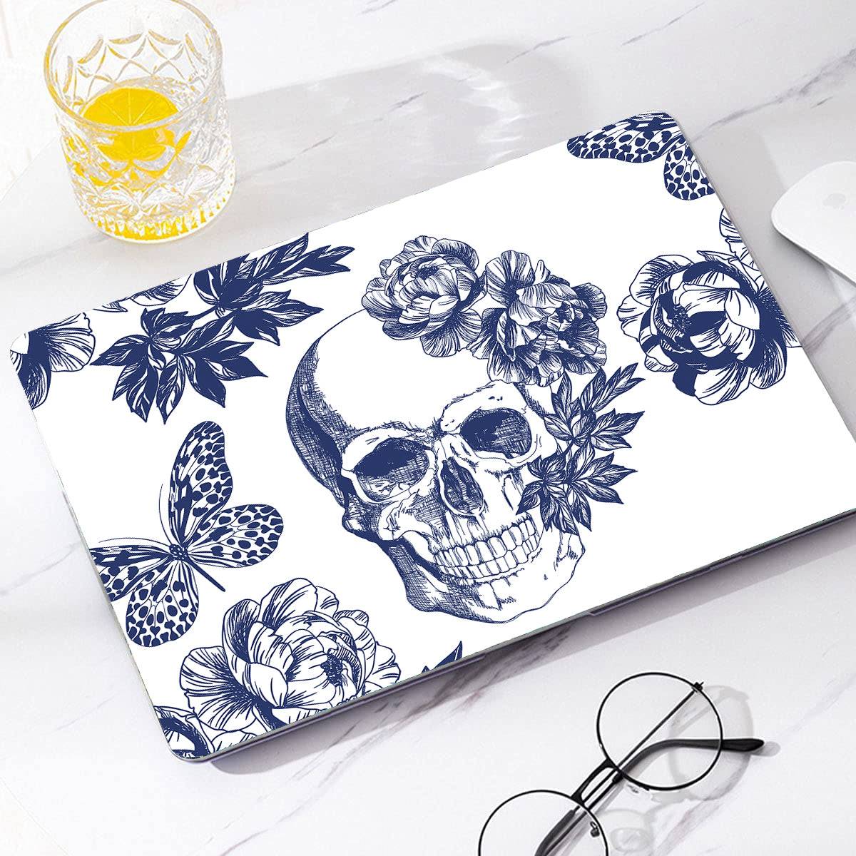 Skeleton in Flower Macbook case-BELKCASE