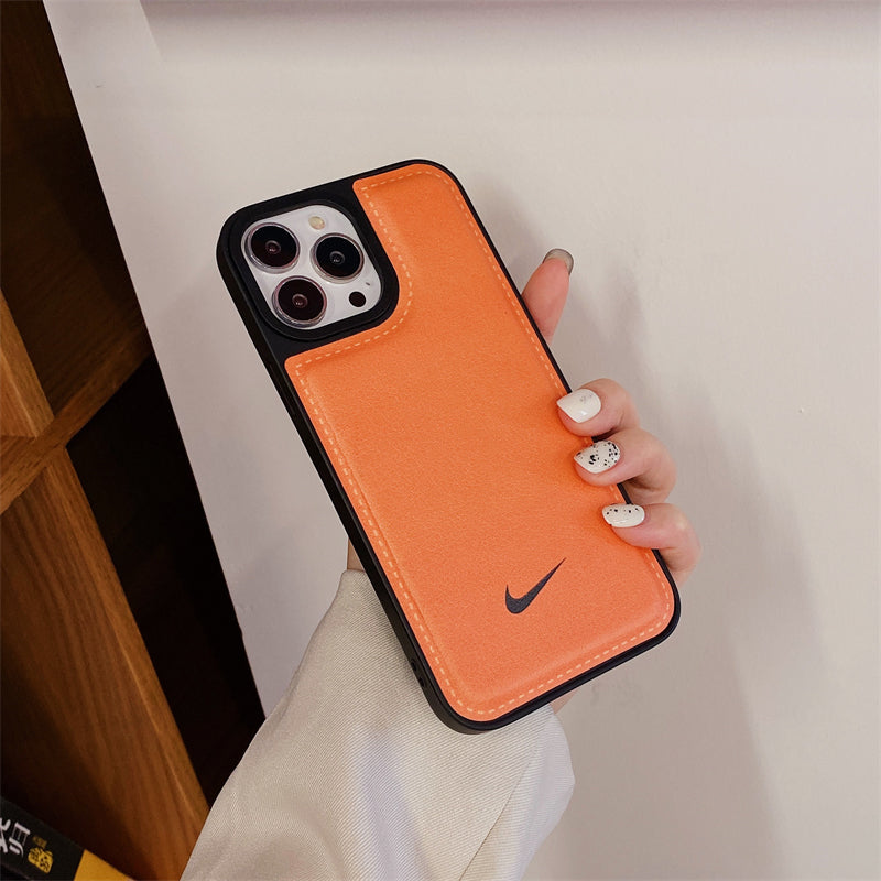 Leather N-K iPhone Case