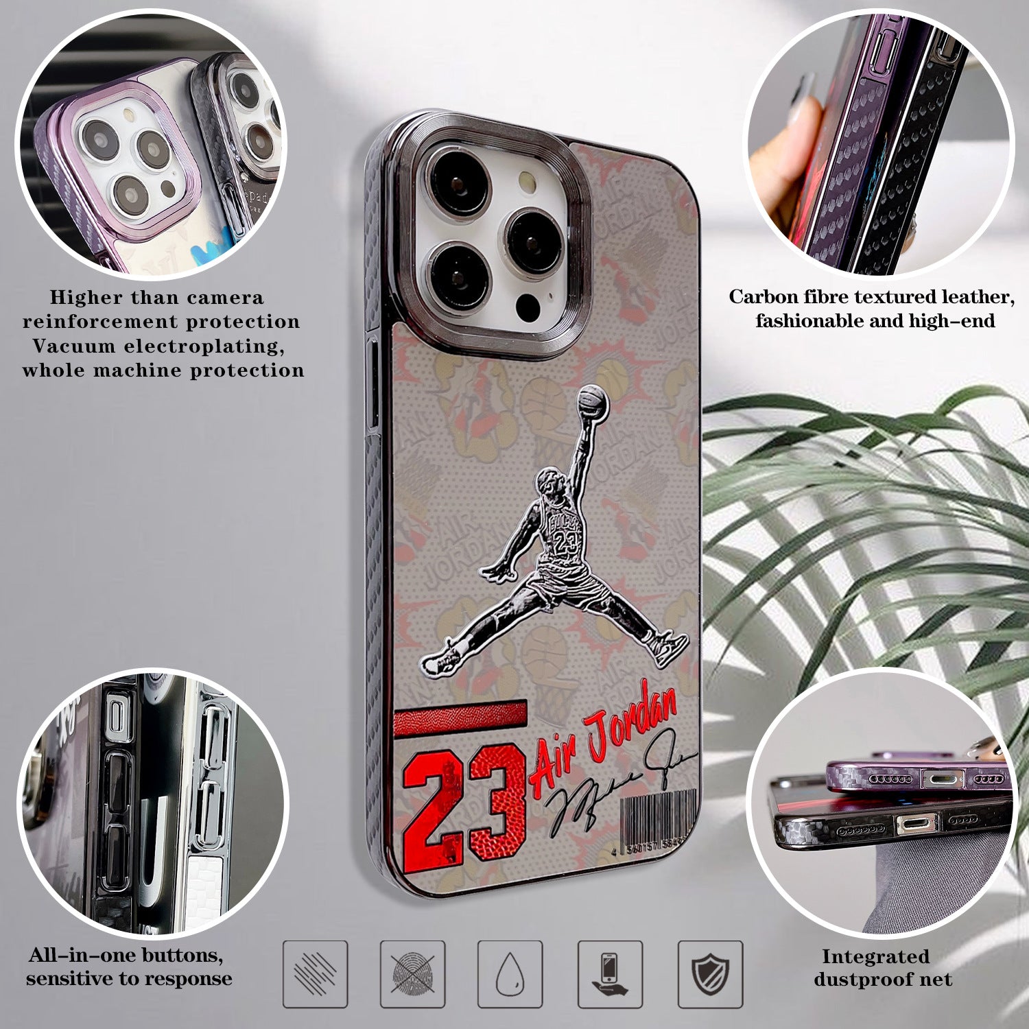 Carbon Fiber Frame iPhone Case -BELKCASE