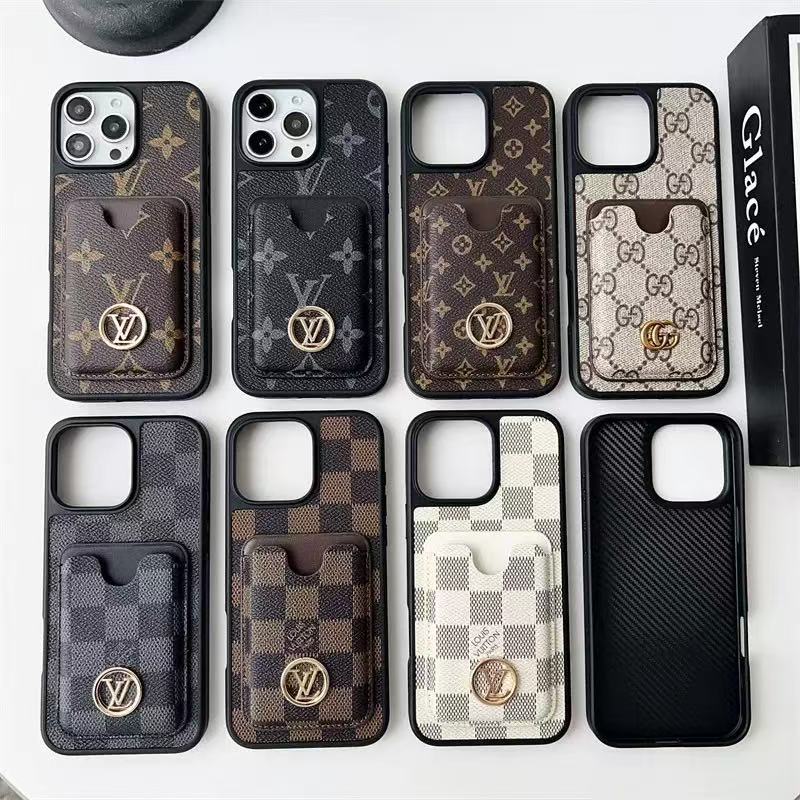 Louis Vuitton iPhone Wallet Case With Card Holder Monogram Vintage Leather