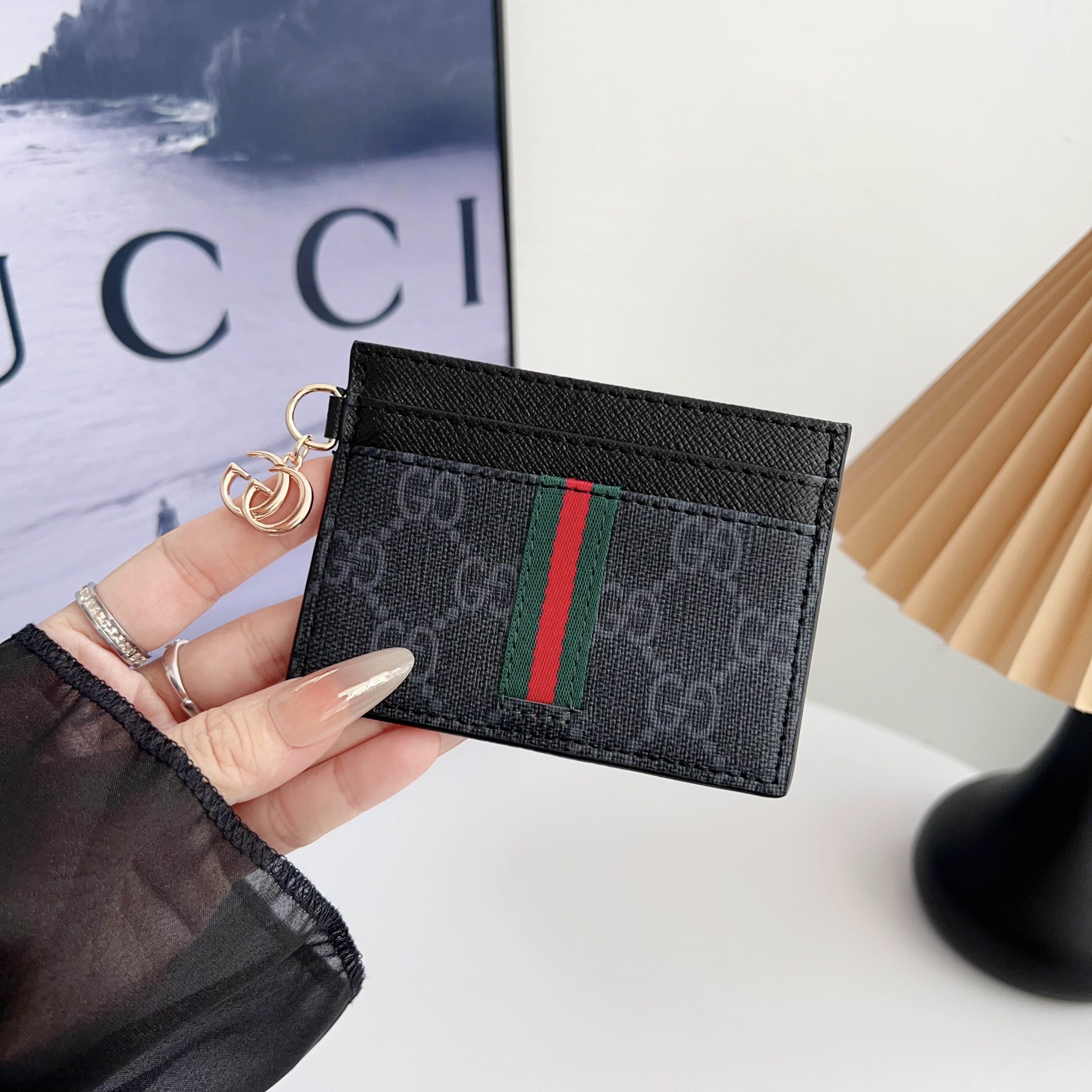Gucci Leather Wallet Card Holder