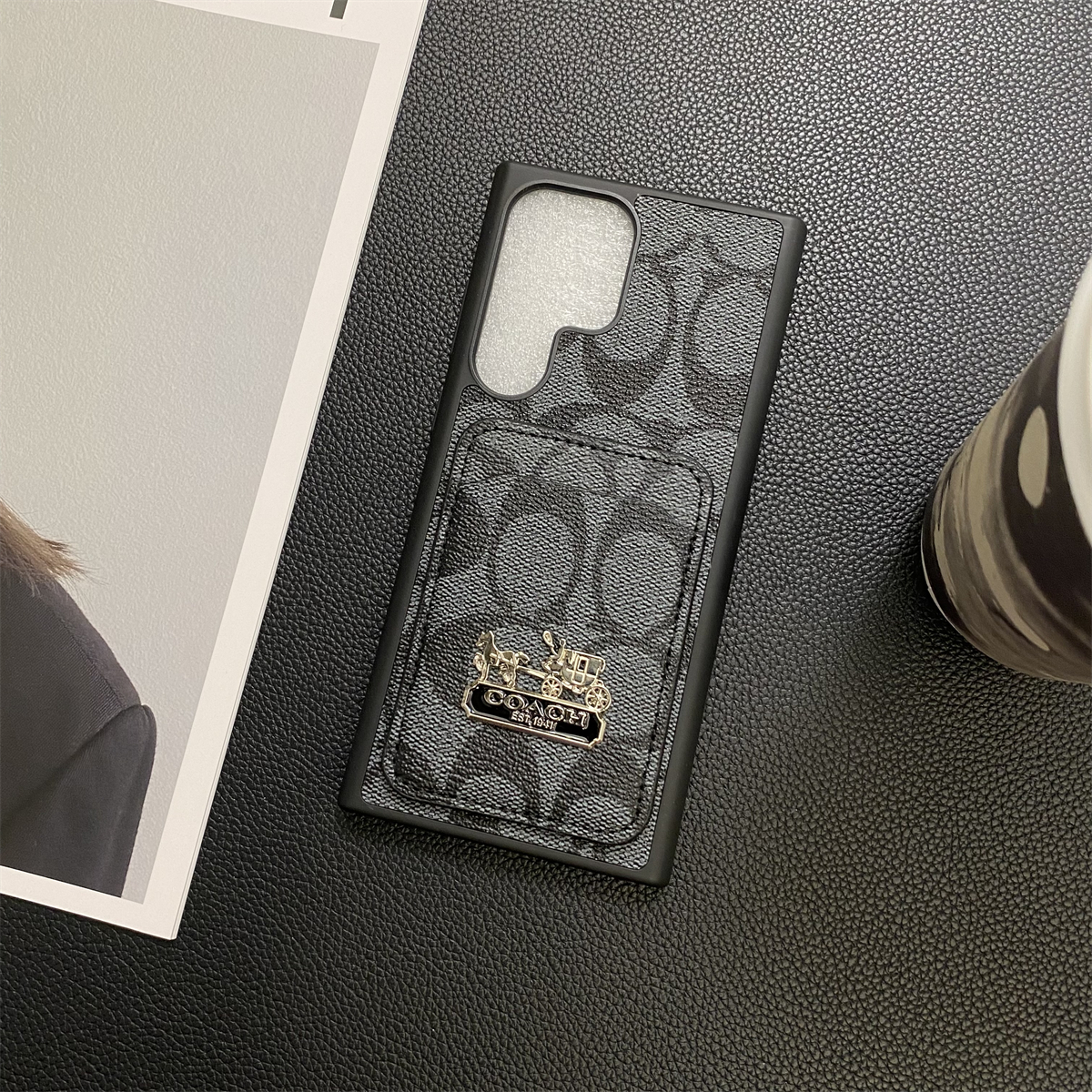 Luxury Leather Samsung Wallet Case