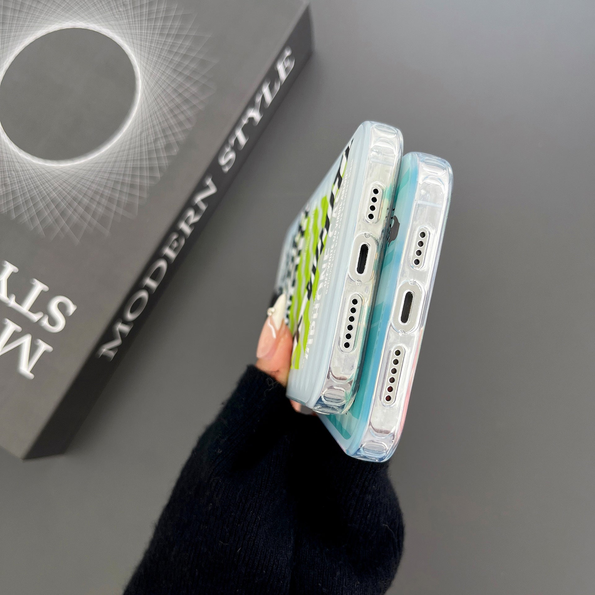 OW Laser Gradient iPhone Case