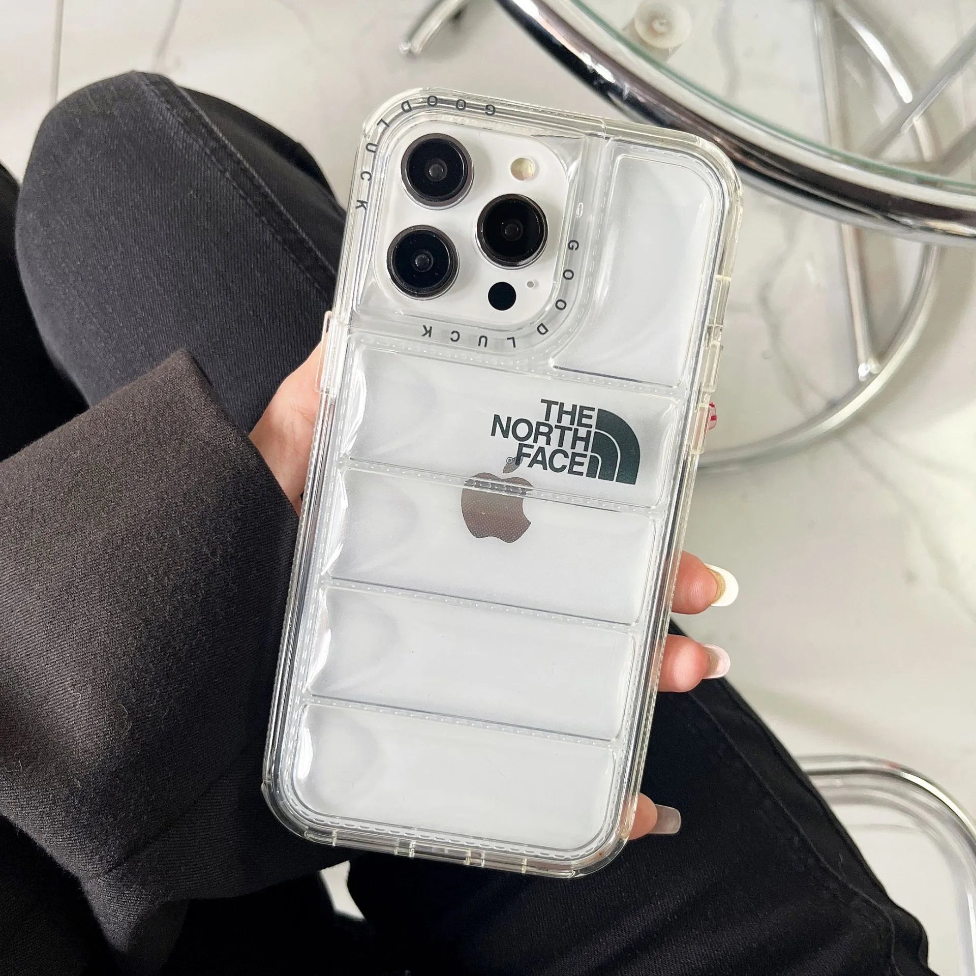 TNF Transparent 3D Airbag iPhone Case
