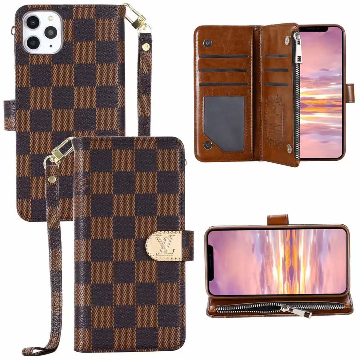 Louis Vuitton,Gucci Monogram iPhone Wallet Case Leather Multi-Layer -BELKCASE