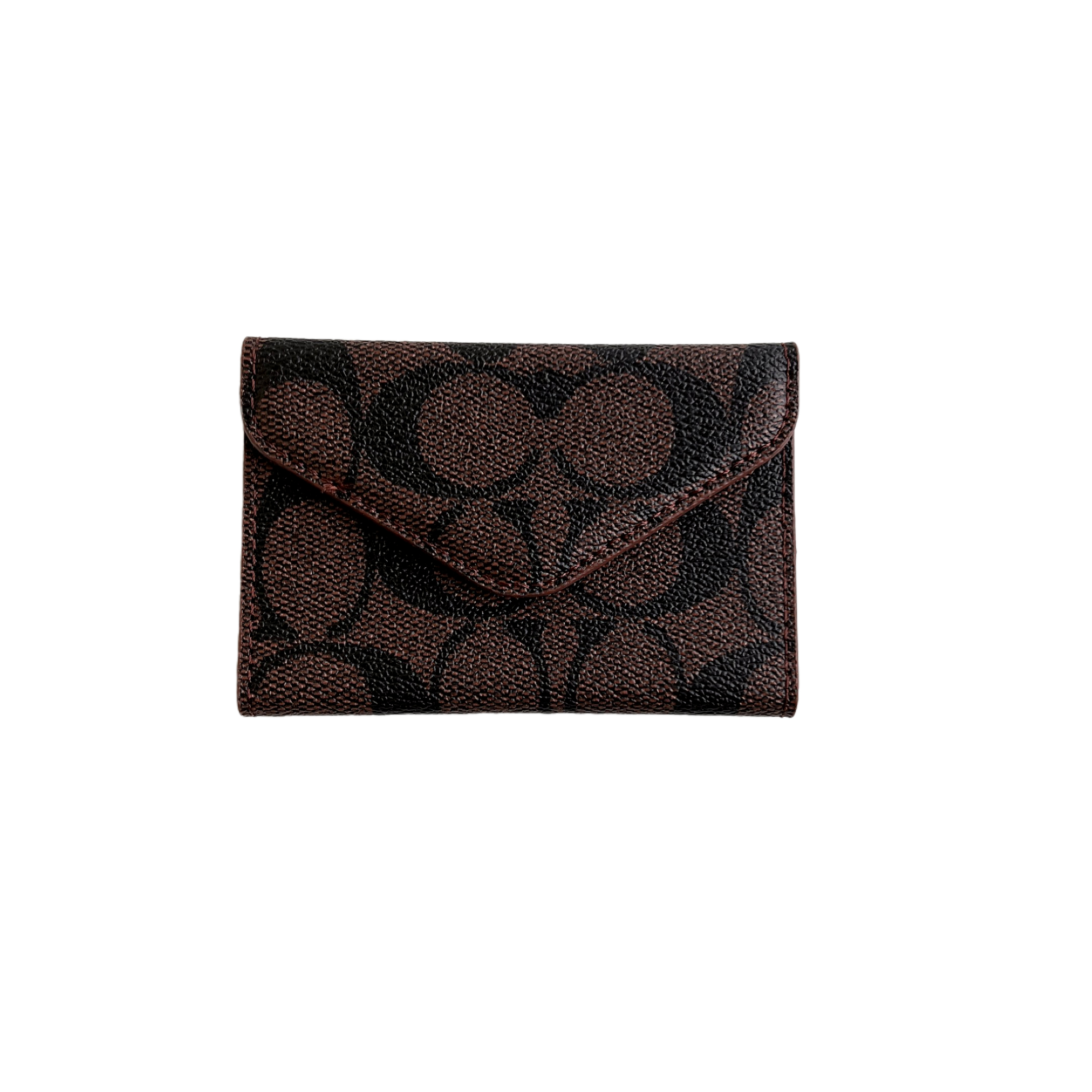 Classic Luxury Leather Wallet Card Holder & Coin Purse With Snap Closure