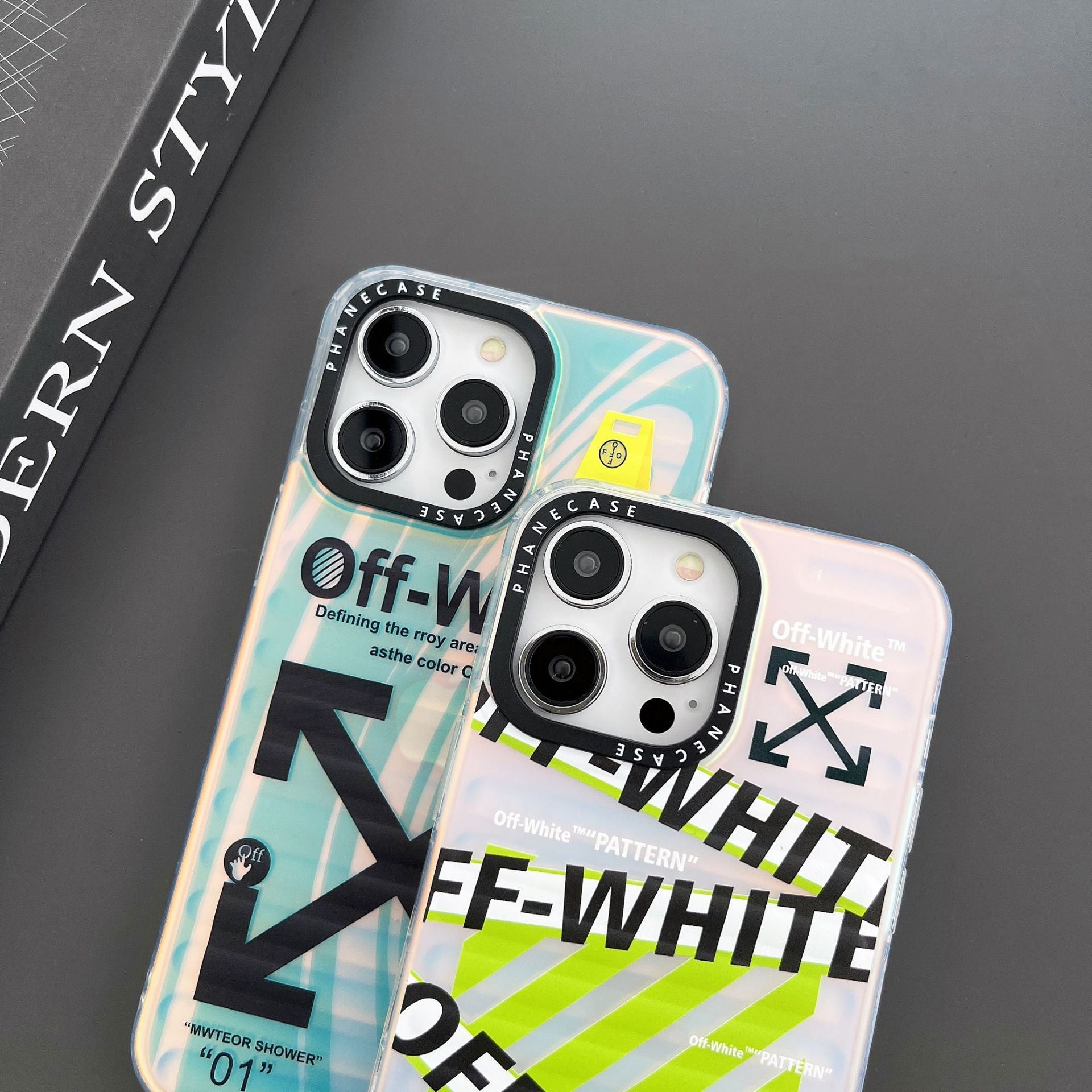 OW Laser Gradient iPhone Case