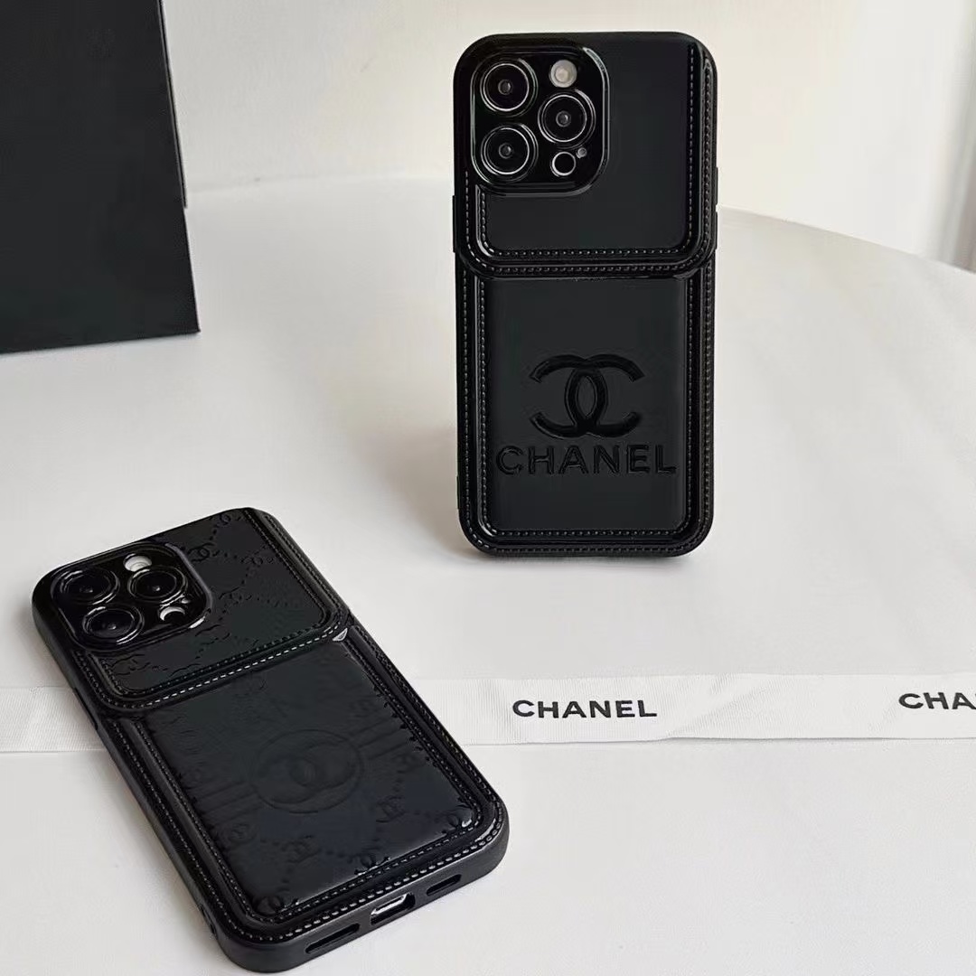 Black Luxury Leather iPhone Case