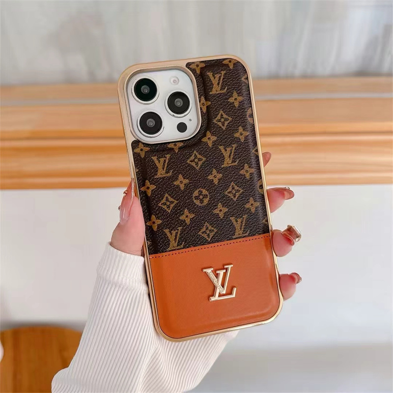 Louis Vuitton Gucci Leather iPhone Case