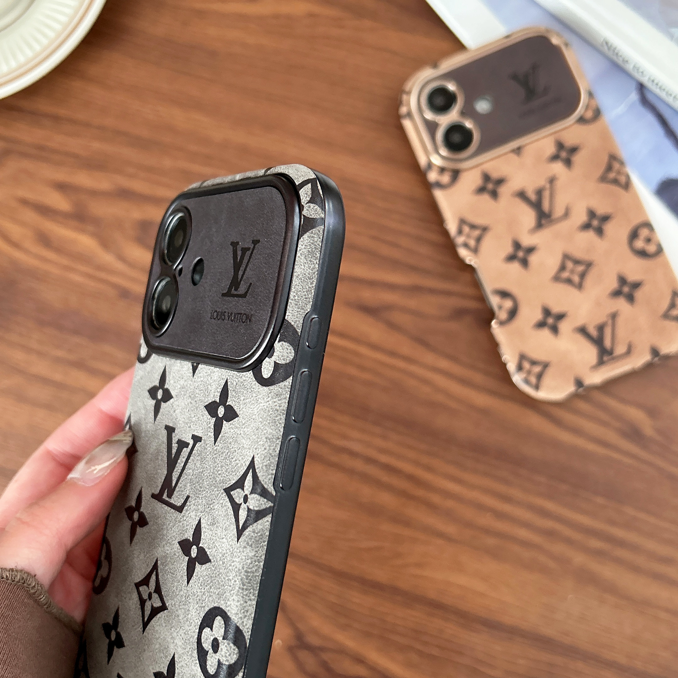Louis Vuitton Velvet Vintage Leather iPhone Case