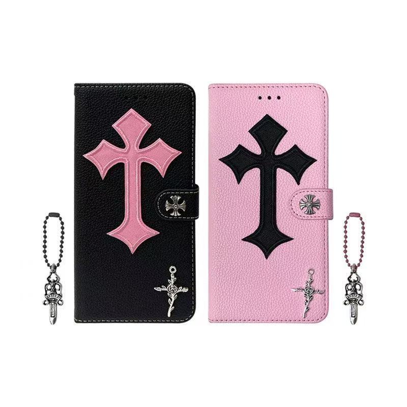 Luxury Leather Flip iPhone Wallet Case