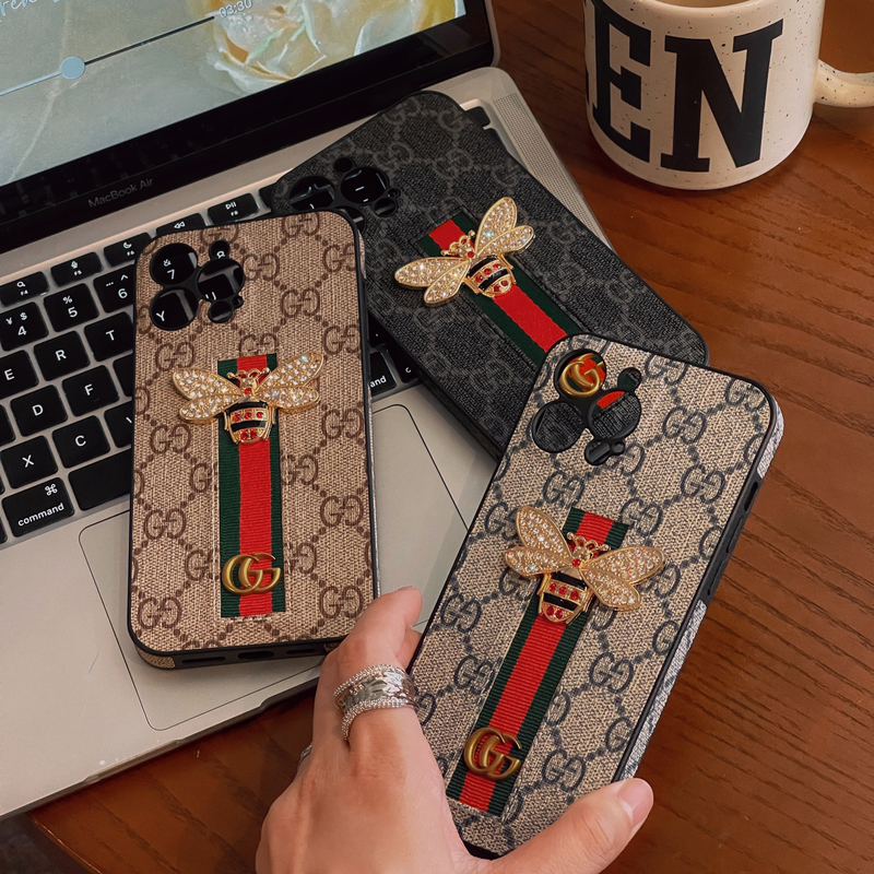 Classic Leather iPhone Wallet Case With Crossbody Strap