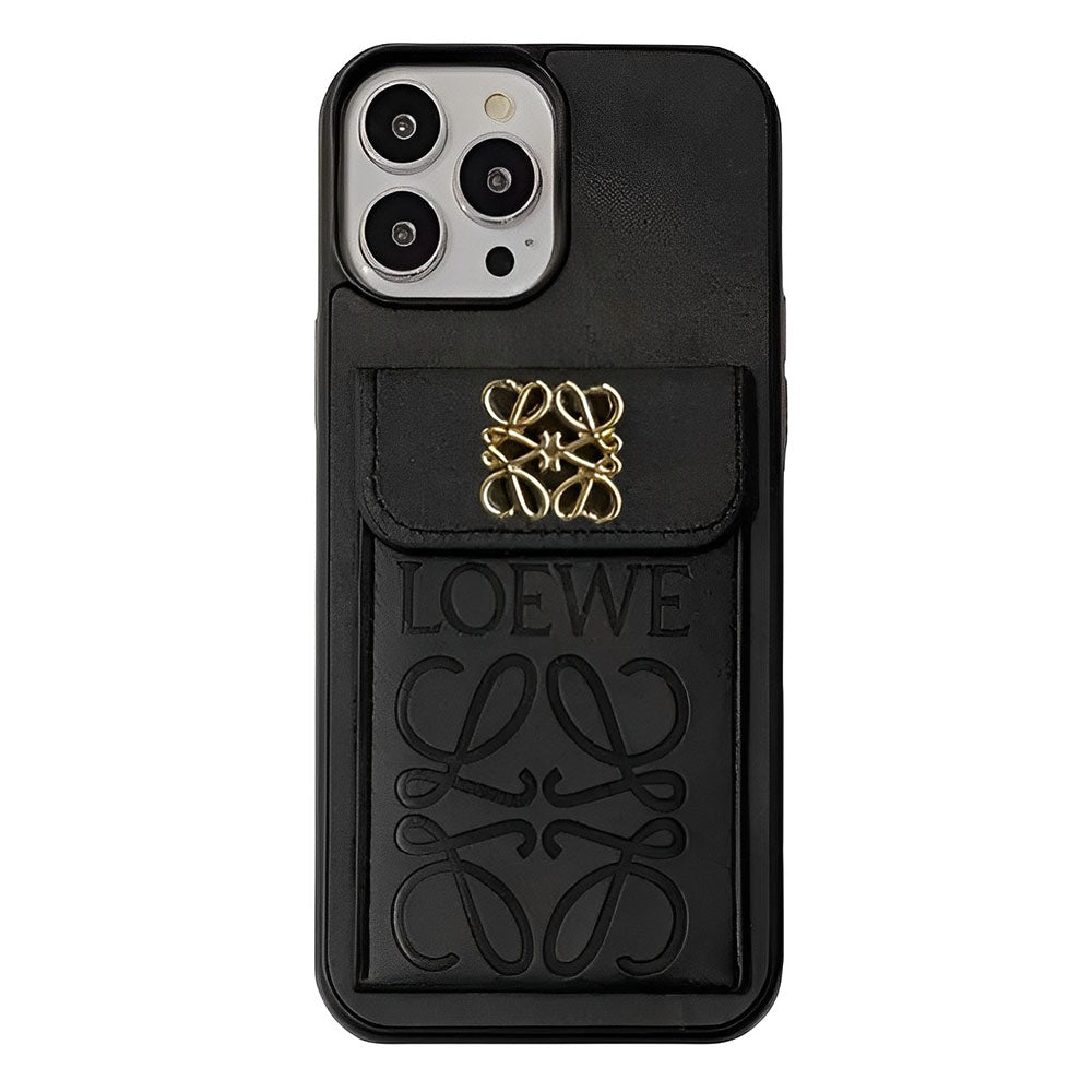 Retro Leather iPhone Wallet Case With Crossbody Strap-BELKCASE