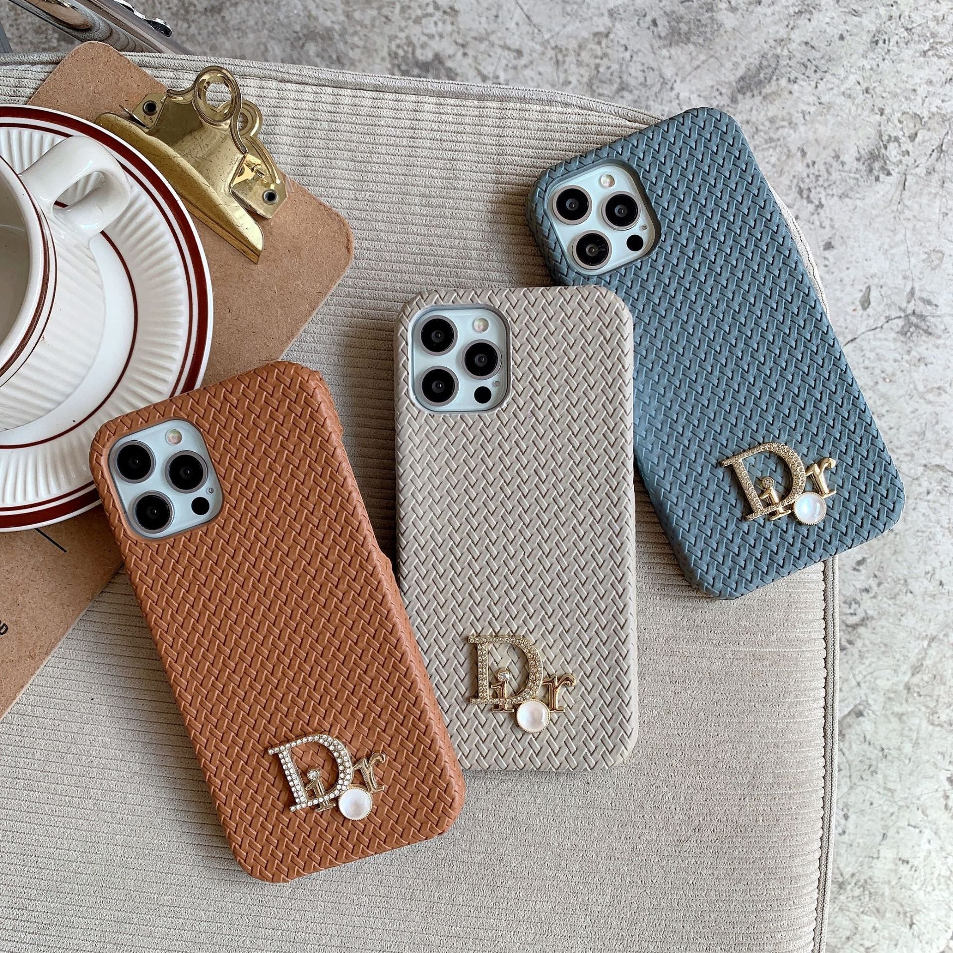 Dior Woven iPhone Case