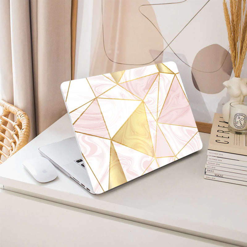 Golden Horn Marble Macbook Case-BELKCASE