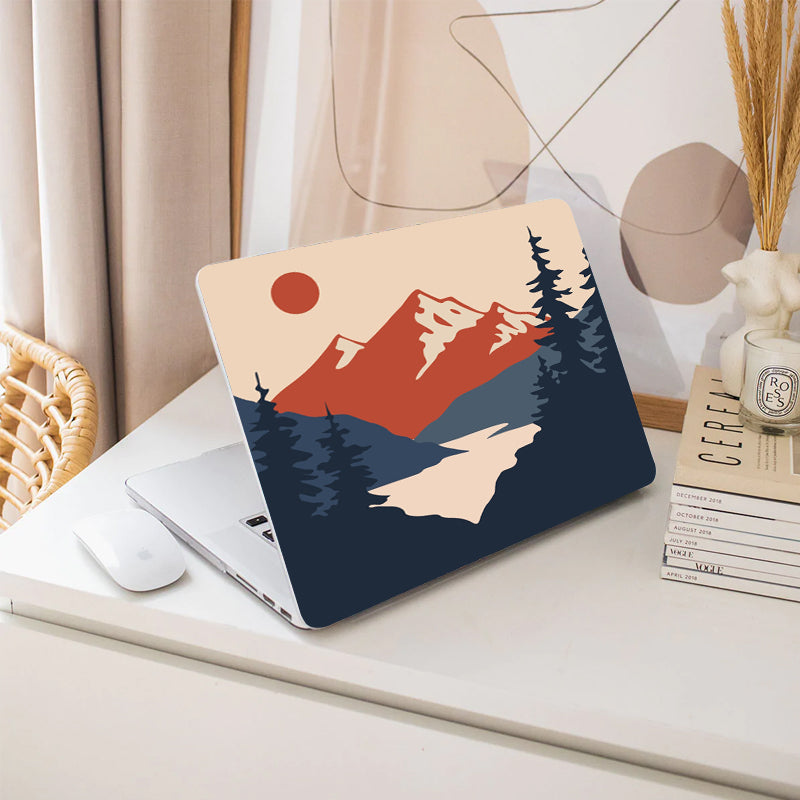 Red Sun Peak Macbook Case-BELKCASE