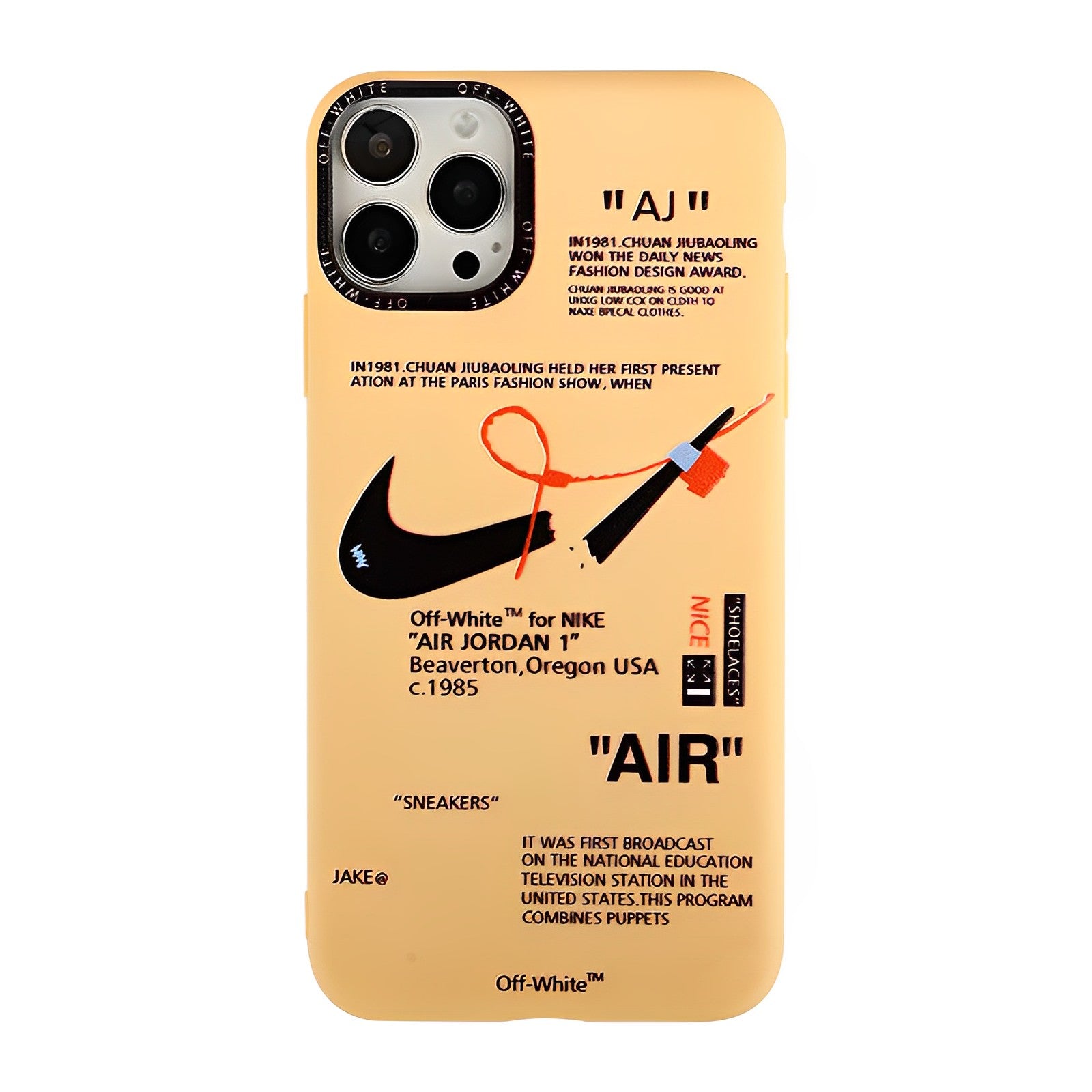 A-j ×N-K Tag iPhone Case