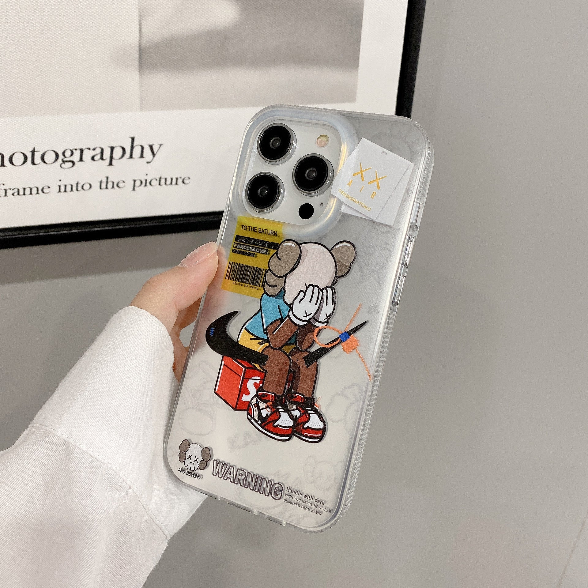 Kaws Laser Plating iPhone Case