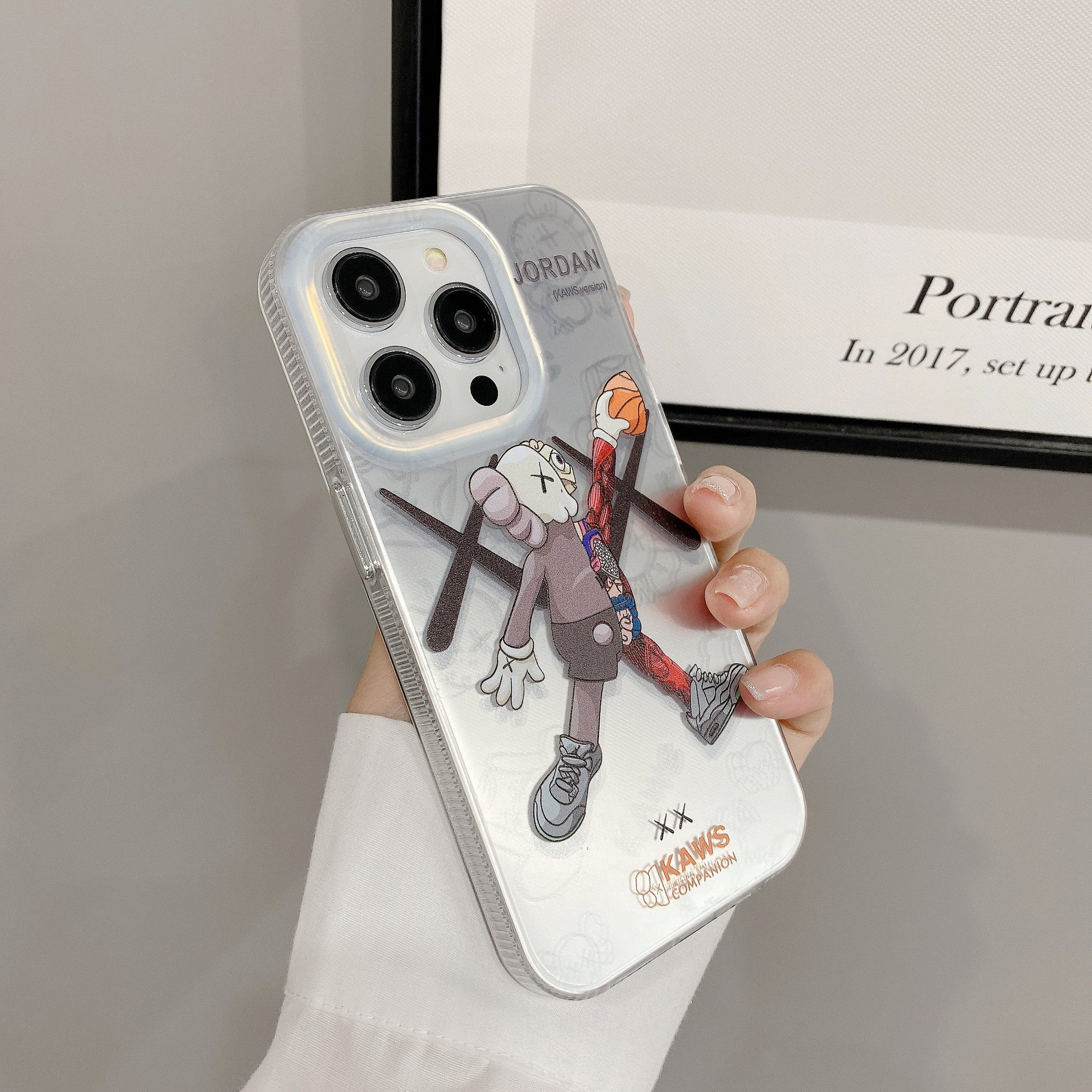 Kaws Laser Plating iPhone Case