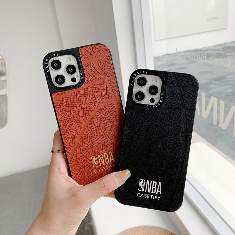 NBA 3D Basketball Texture iPhone Case