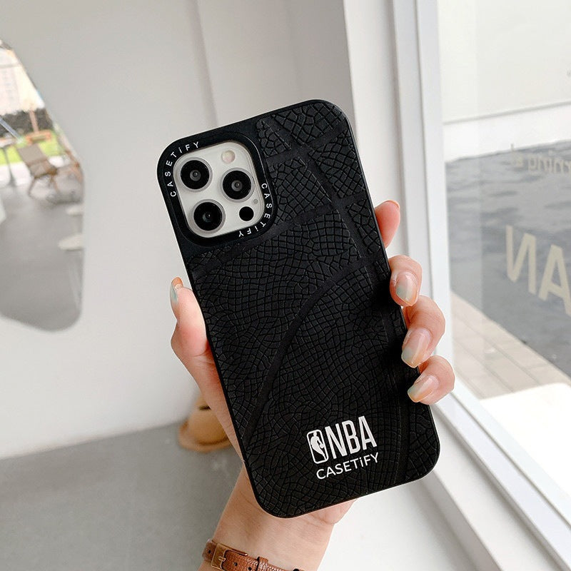 NBA 3D Basketball Texture iPhone Case