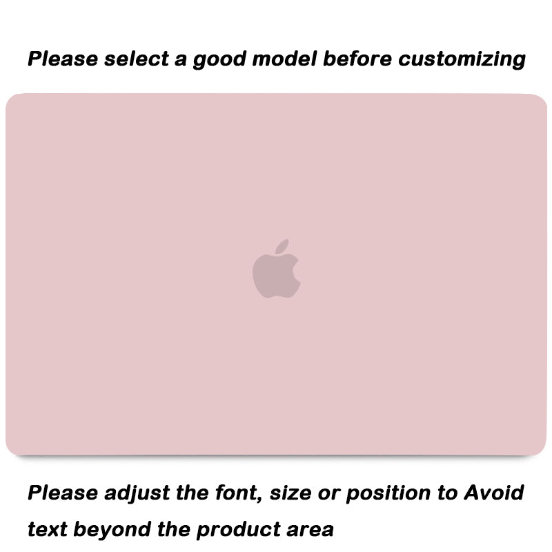 Frosted Pink | Macbook case customizable-BELKCASE