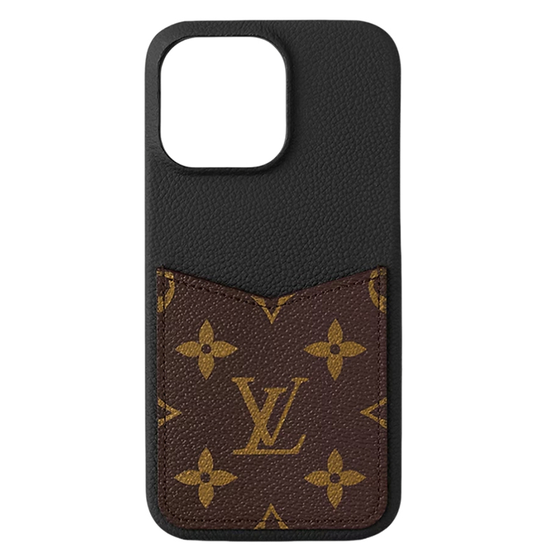 Monogram Vintage Leather iPhone Wallet Case