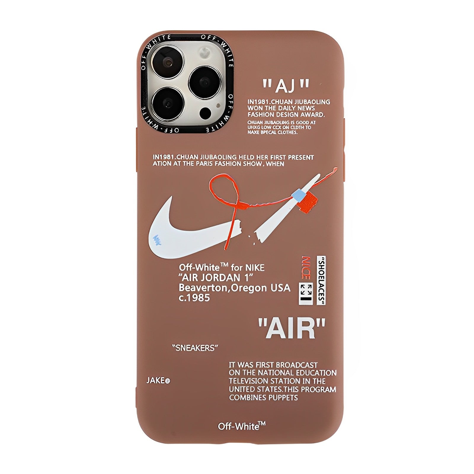 A-j ×N-K Tag iPhone Case