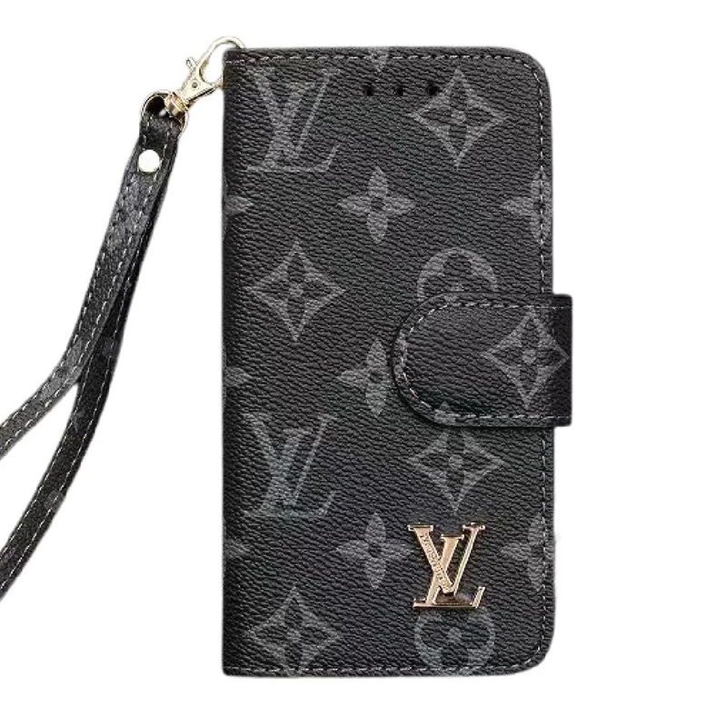 Monogram Leather iPhone Wallet Case