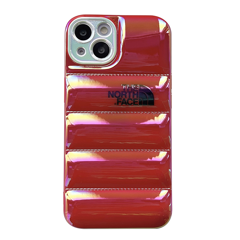 The North Face 3D Goose Down Jacket iphone Case-Neon Color Plating