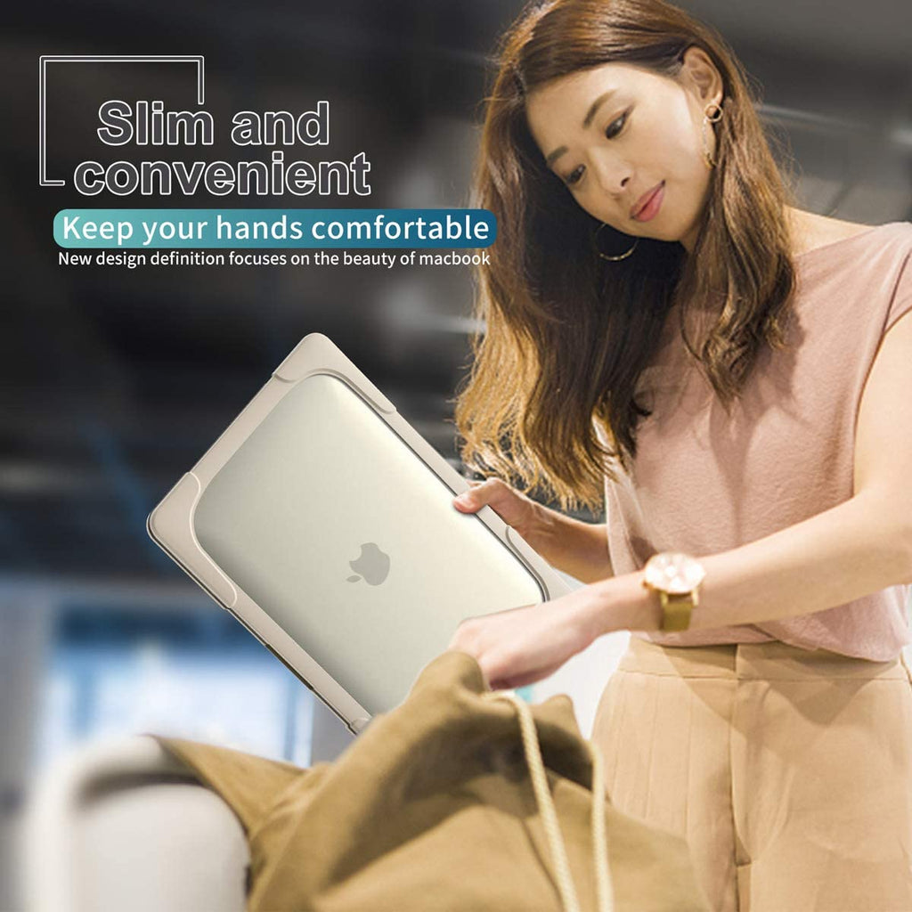MacBook Case Heavy Duty  with Folding Stand - Khaki