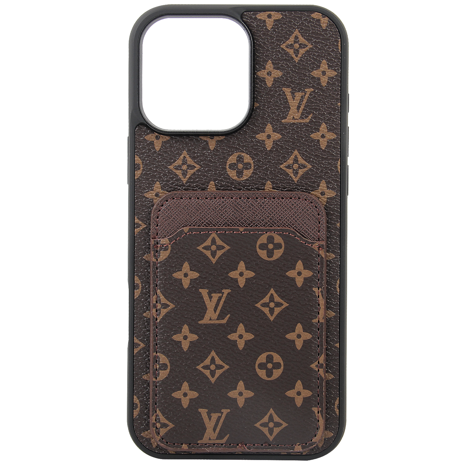 Monogram Vintage Leather V iPhone Wallet Case