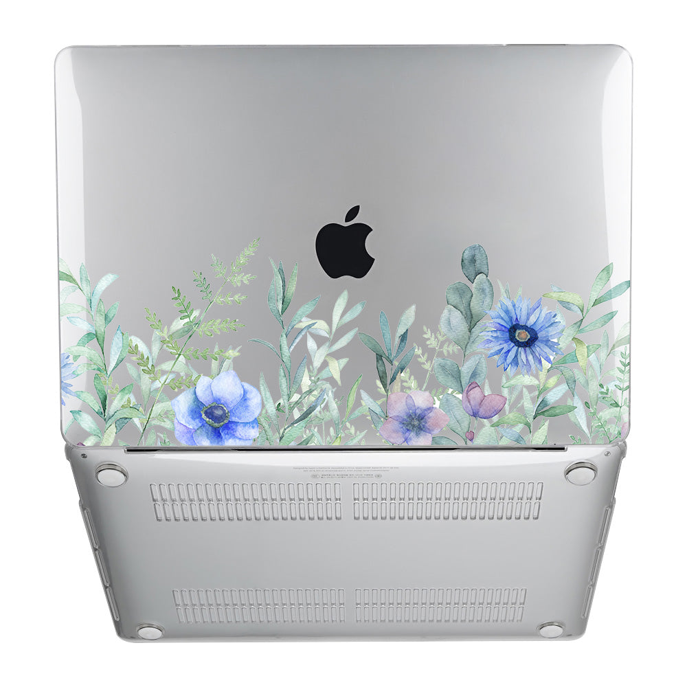 Blue Flower Blooming Macbook case-BELKCASE